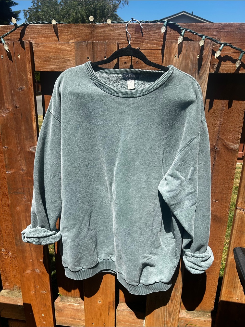 Vintage Crewneck Sweatshirt in Sage Green